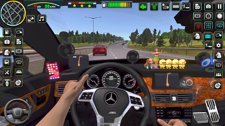 US School Car Game: Car Drive Capture d'écran 3