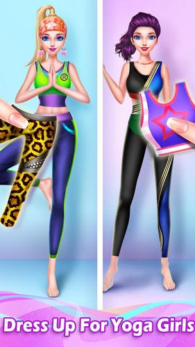 Dressup Yoga Girl: Makeover Captura de pantalla 1
