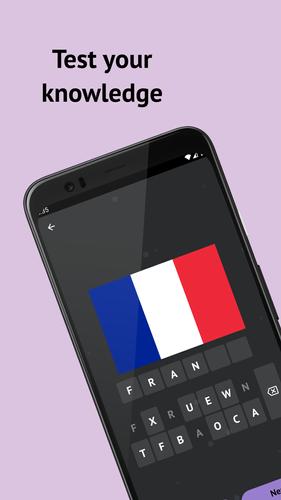 Country Flags: Geography Quiz Capture d'écran 0