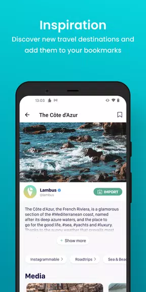 Lambus | Travel Planner Скриншот 2