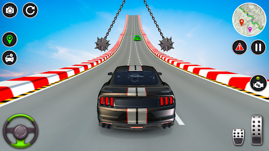 Ramp Car Stunt Racing Game Mod Captura de tela 1