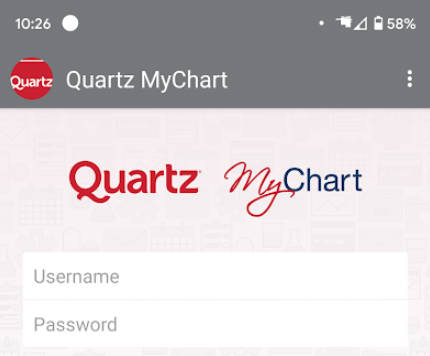 Quartz MyChart 스크린샷 0