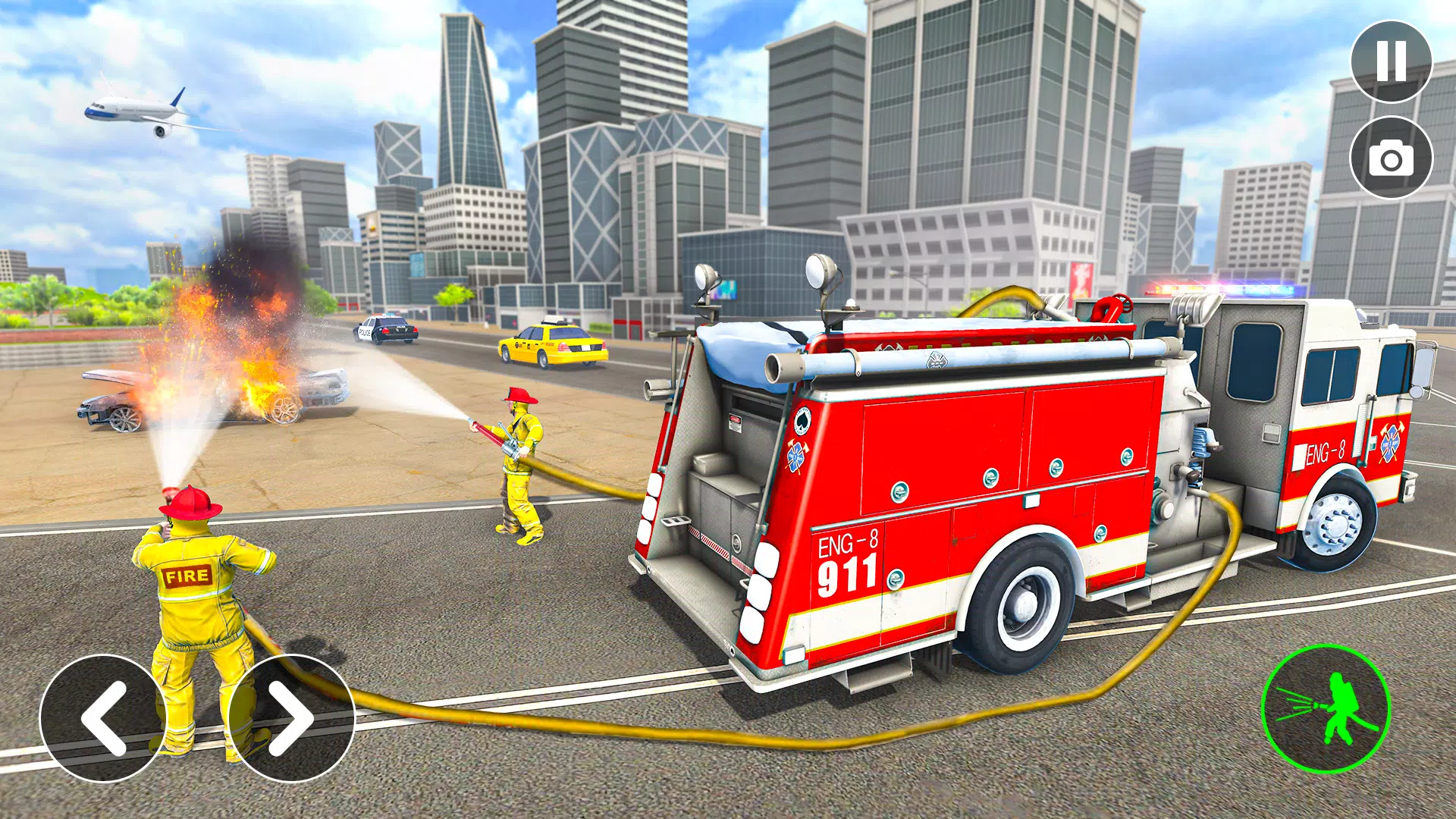 Fire Truck Rescue: Truck Games Tangkapan skrin 2