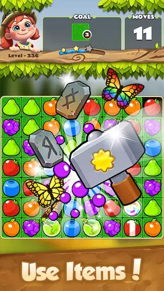 Fruits POP : Match 3 Puzzle Schermafbeelding 3