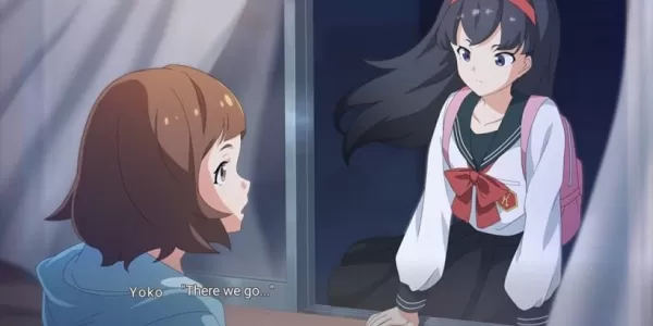 Isang larawan ng apat na tao sa isang bangka sa isang quintessentially animesque style.