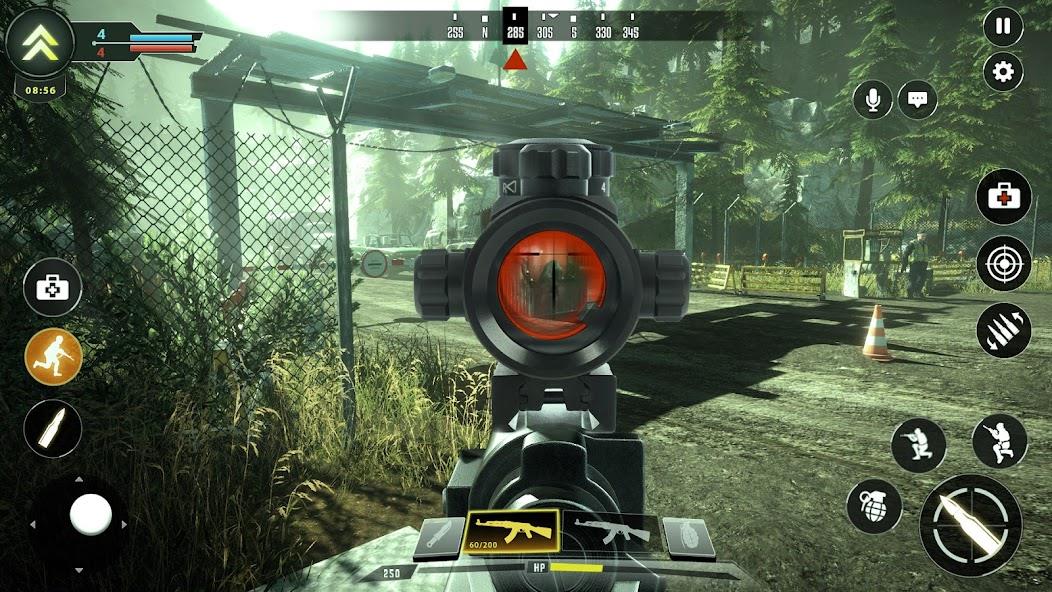 Sniper Game: Shooting Gun Game Mod Captura de pantalla 3