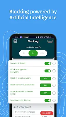 BlockerX: Porn Blocker/ NotFap Ảnh chụp màn hình 1