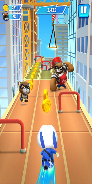 Talking Tom Hero Dash MOD Captura de tela 1