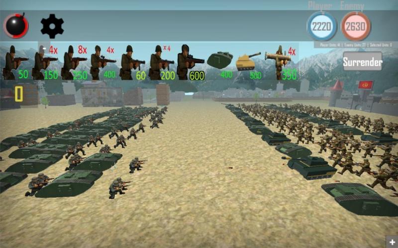 WORLD WAR II: SOVIET WARS RTS Tangkapan skrin 2