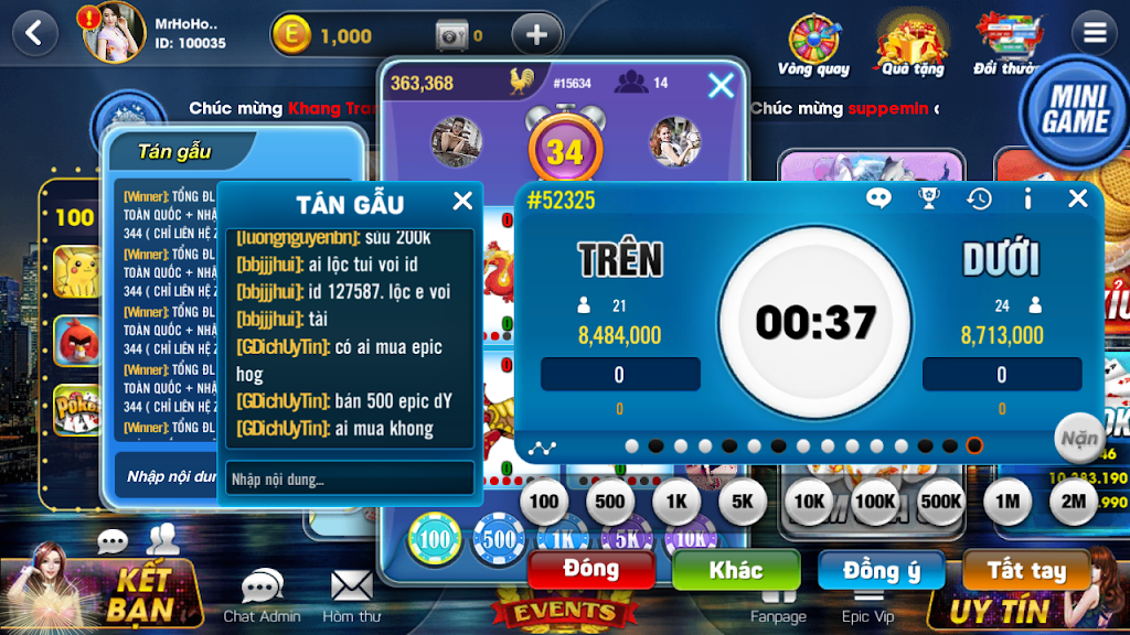 Epic JackPot: Đại gia Game bai Club Ảnh chụp màn hình 3