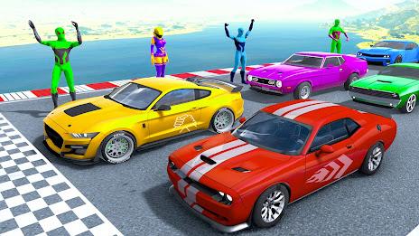 Superhero Game: Ramp Car Stunt應用截圖第0張