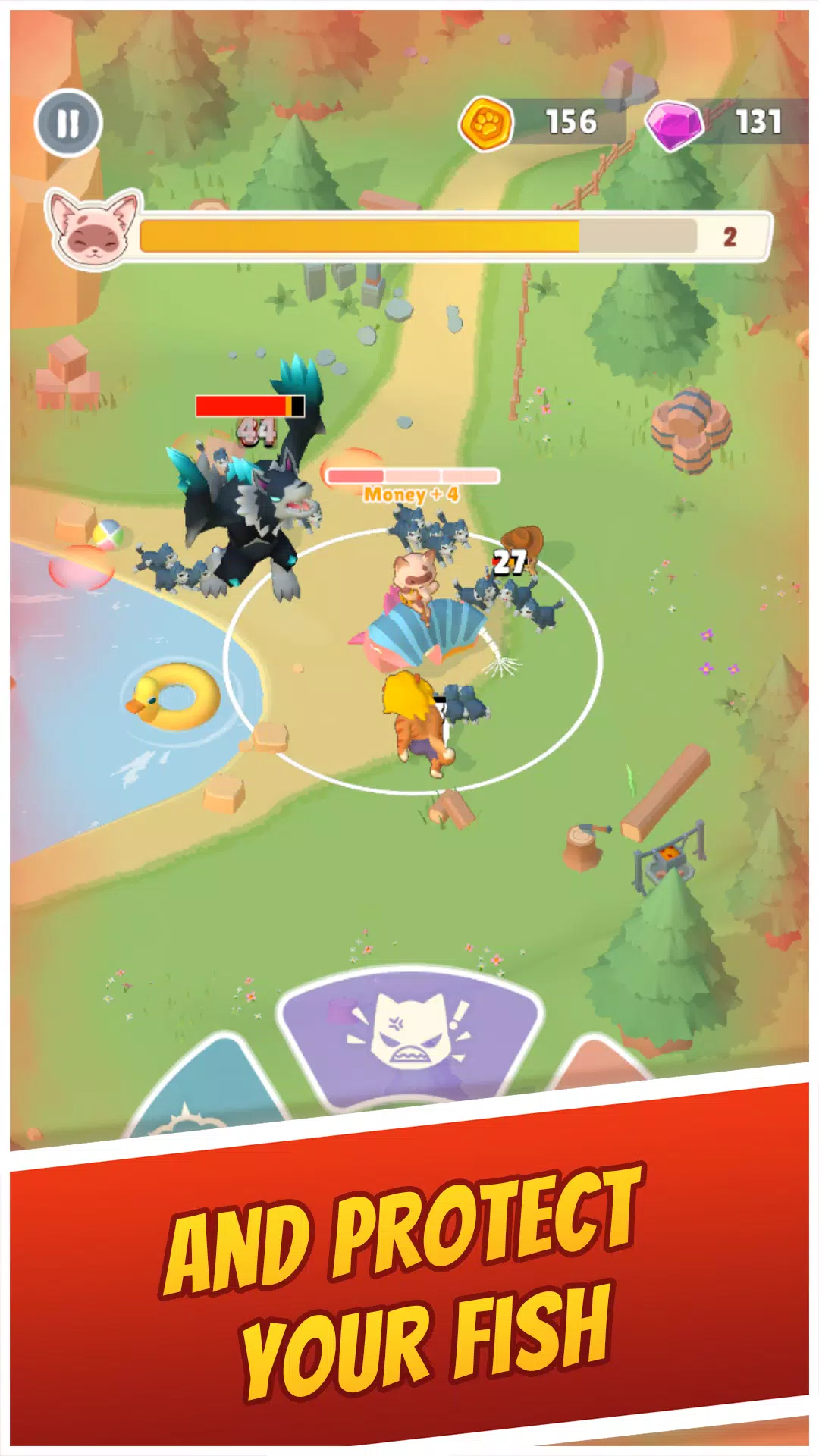 Schermata Cat Hero: Idle Tower Defense 0