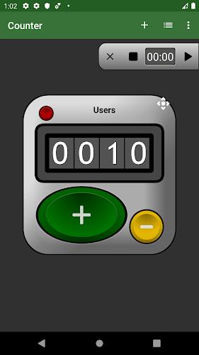 Compteur avec bouton Capture d'écran 1