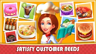 Cooking Rush - Chef game Schermafbeelding 1