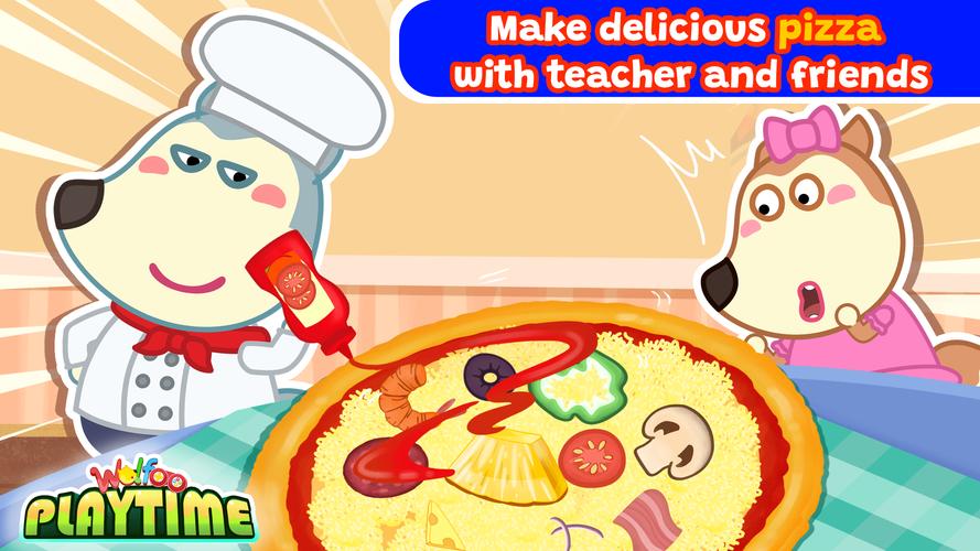 Wolfoo Playtime School Stories Captura de tela 2