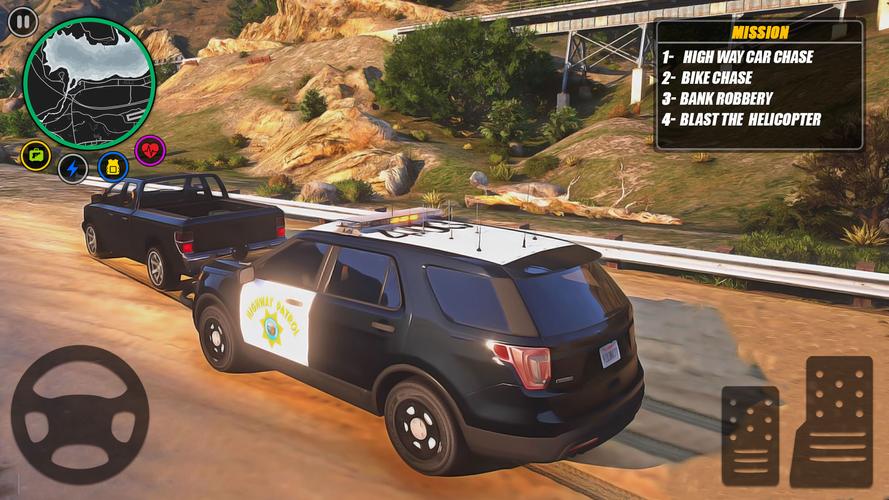 Police Van Driving: Cop Games スクリーンショット 1