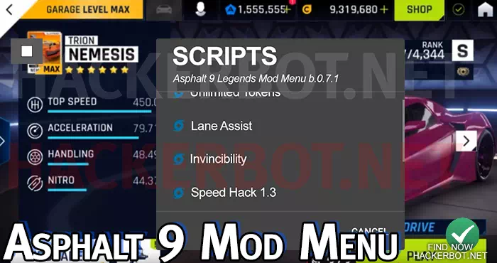 Asphalt 9 ဖန်သားပြင်ဓာတ်ပုံ 2
