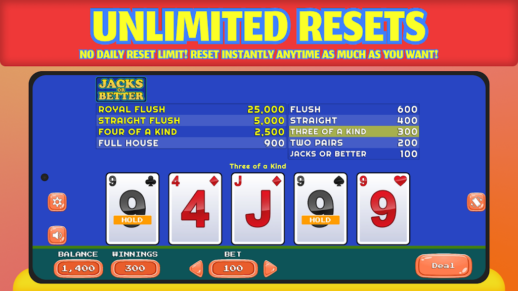 Jacks or Better - Offline Ekran Görüntüsü 3