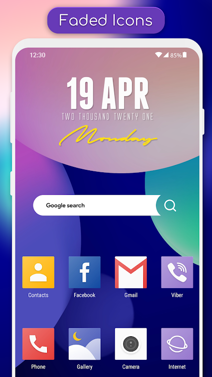 Schermata Faded - Icon Pack 0