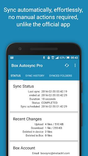 Autosync for Box - BoxSync ภาพหน้าจอ 1