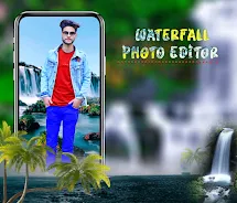 Waterfall Photo Editor ဖန်သားပြင်ဓာတ်ပုံ 1