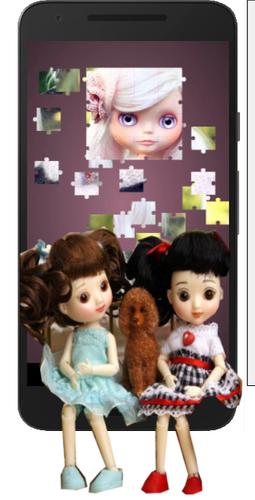 Cute Dolls Jigsaw Slide Puzzle Captura de pantalla 1