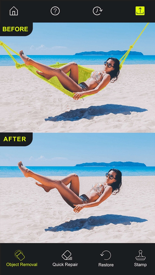 Photo Retouch-Remover objetos  Captura de tela 1
