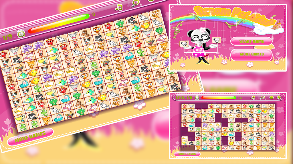 Dream Pet Link: Animal Mahjong Connect Zrzut ekranu 3