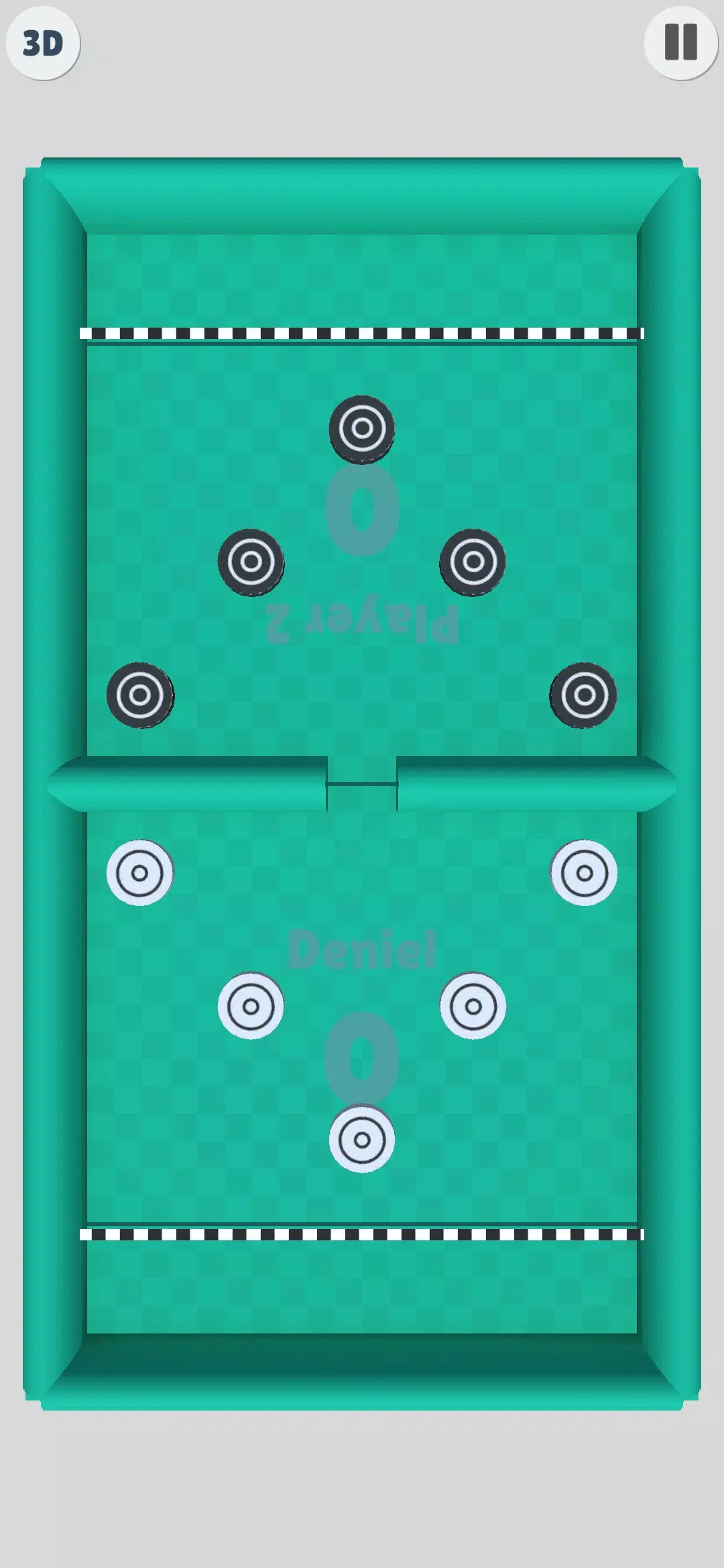 Puck Battle 2 Player Game Скриншот 2