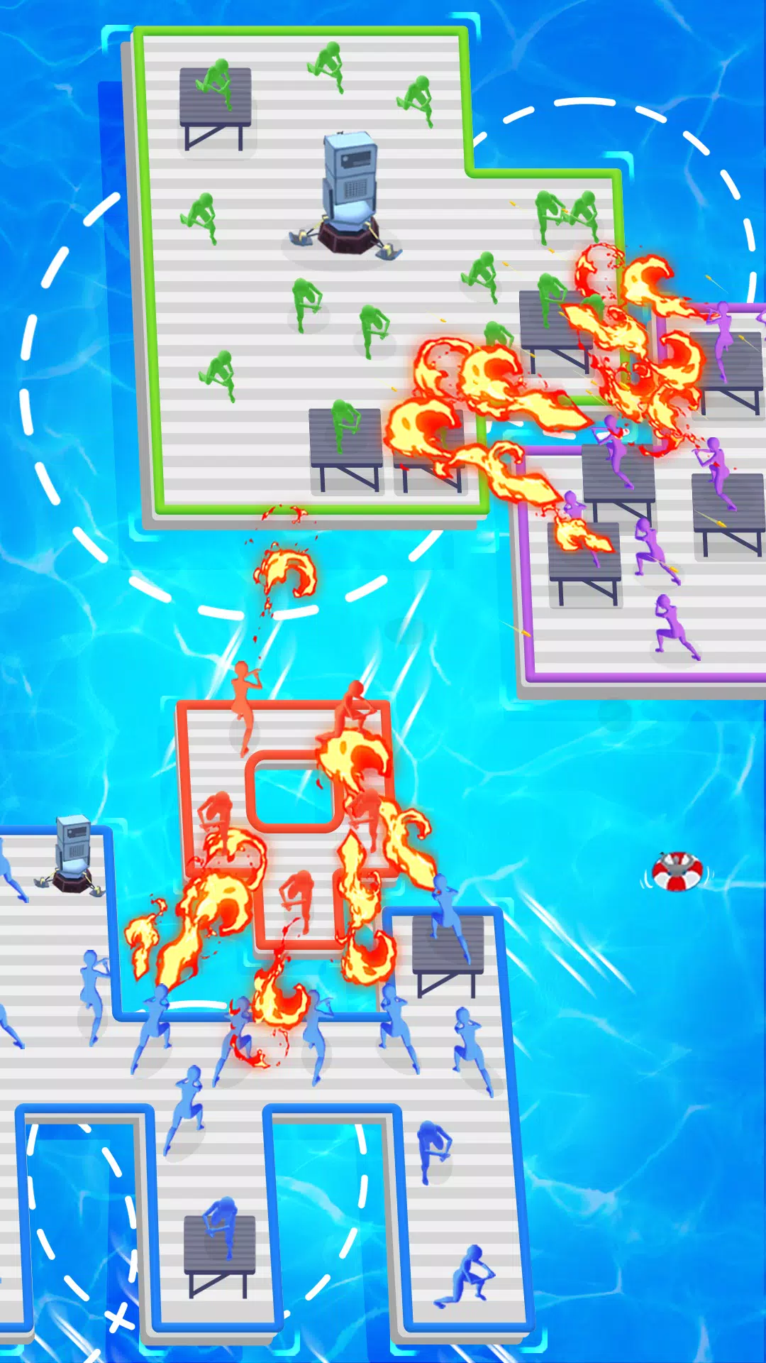 Raft Defense: Crazy Sea Battle Screenshot 3