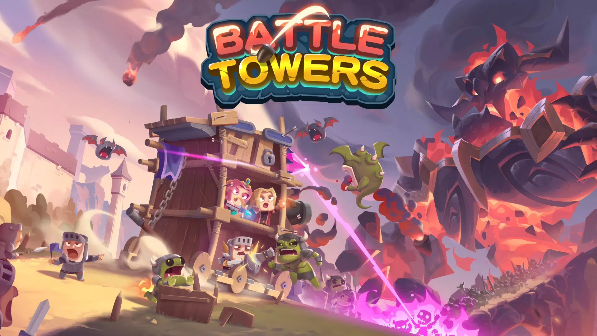 Battle Towers ဖန်သားပြင်ဓာတ်ပုံ 0