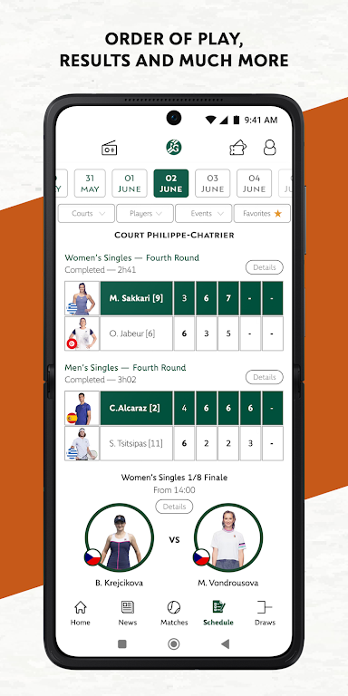 Roland-Garros Official स्क्रीनशॉट 3