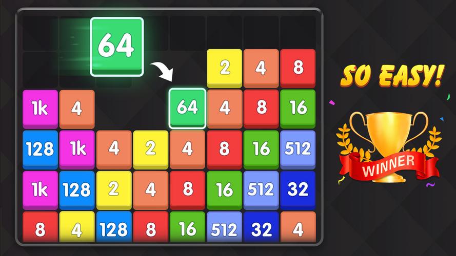 Merge Block - number games Capture d'écran 1