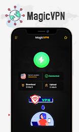 Magic VPN – VPN Fast & Secure Captura de tela 2