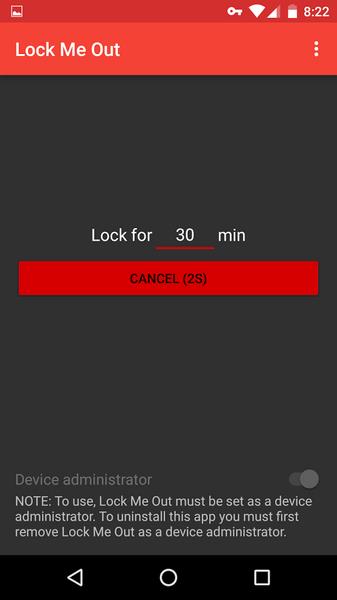 Lock Me Out - App/Site Blocker Screenshot 1