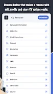 MyCV: Resume Builder স্ক্রিনশট 3