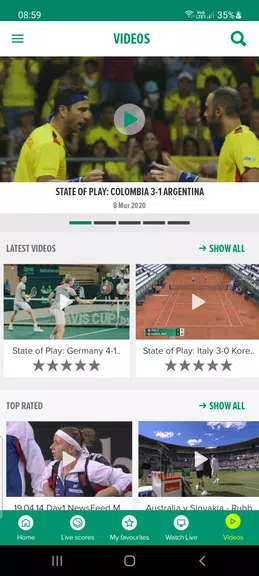 Davis Cup Captura de pantalla 1