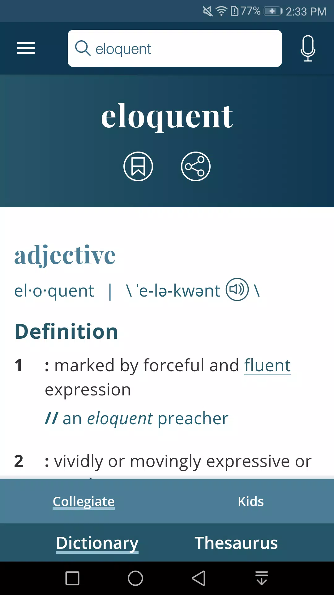 Dictionary - Merriam-Webster ภาพหน้าจอ 2