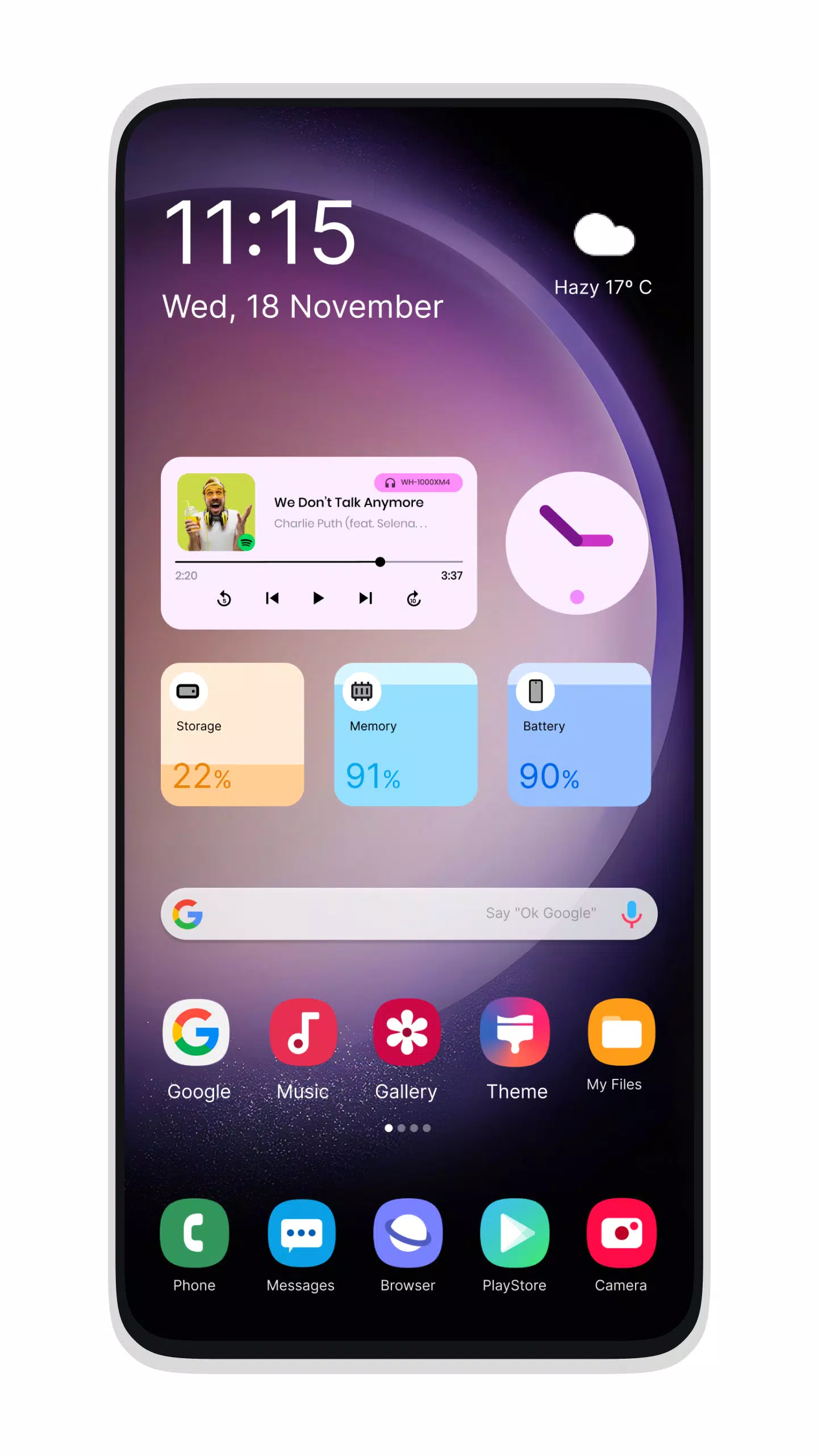 Galaxy S24 Style Launcher应用截图第0张