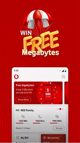 Ana Vodafone ဖန်သားပြင်ဓာတ်ပုံ 1