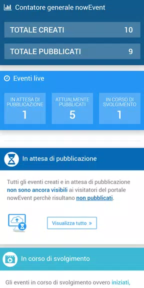 nowEvent - L'app a misura di evento Zrzut ekranu 1