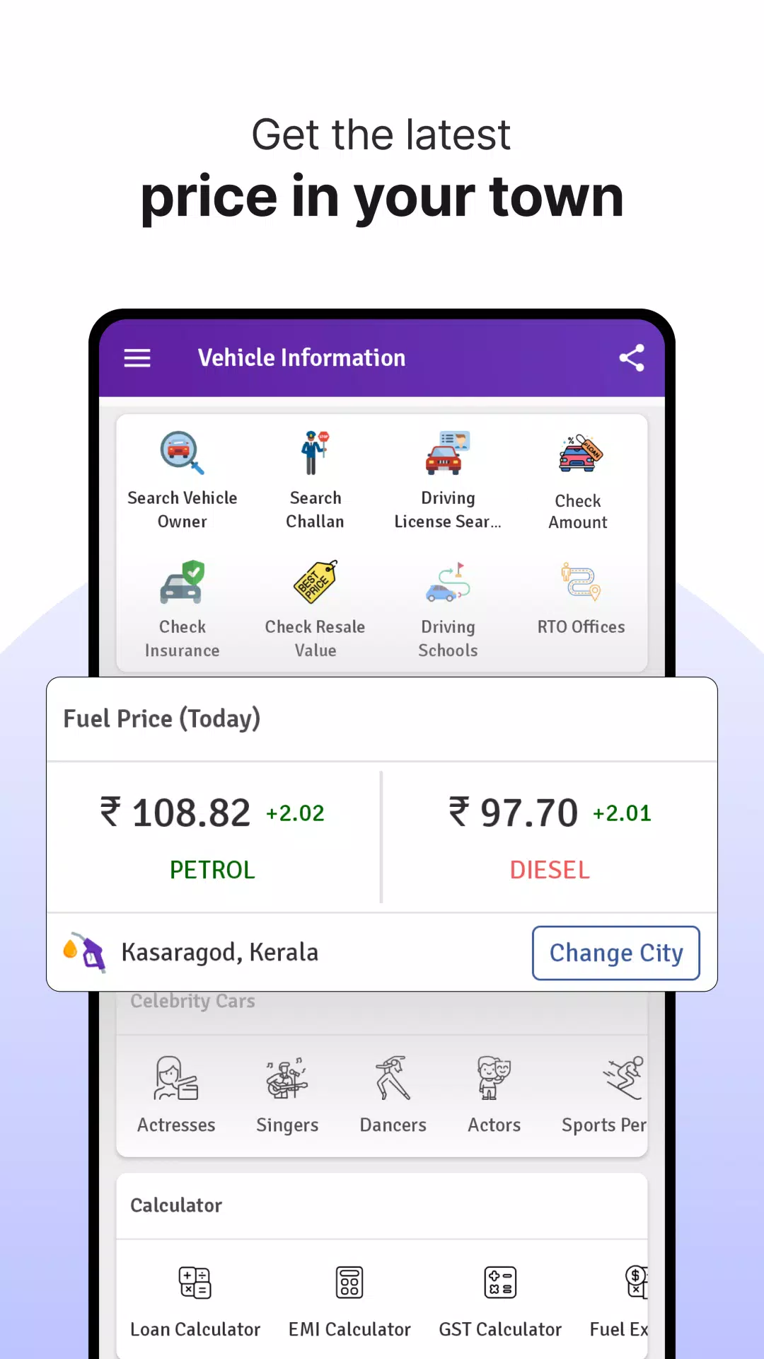 RTO Vehicle Info App, Challan Capture d'écran 0