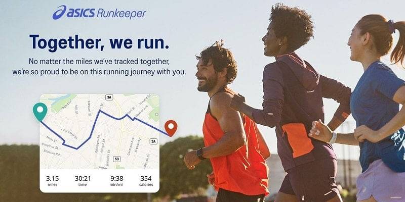 ASICS Runkeeper Schermafbeelding 0