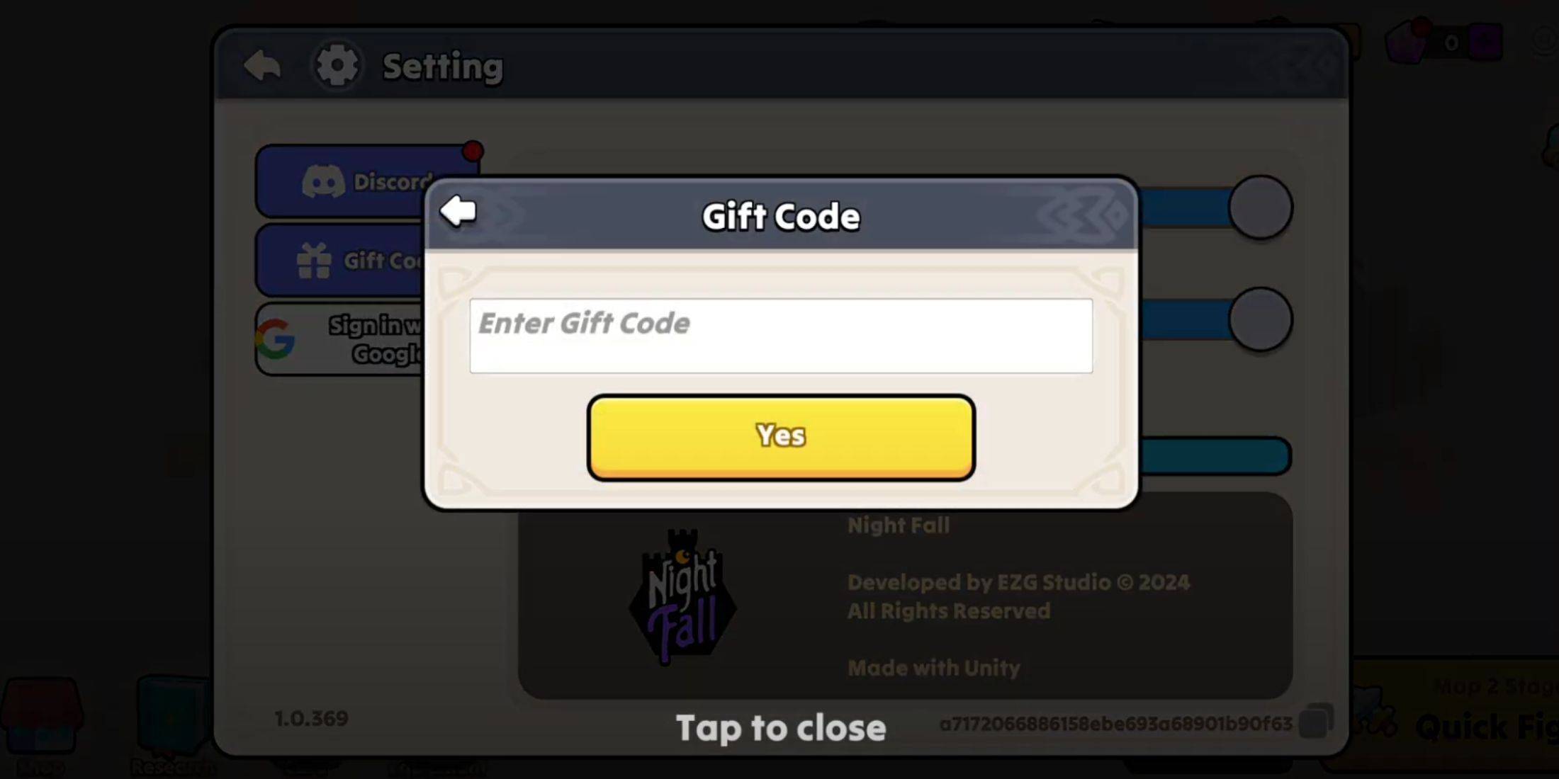 Redeeming Codes