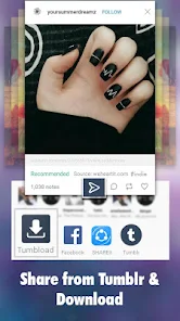 Photo & Video Explorer and Downloader for Tumblr Tangkapan skrin 1