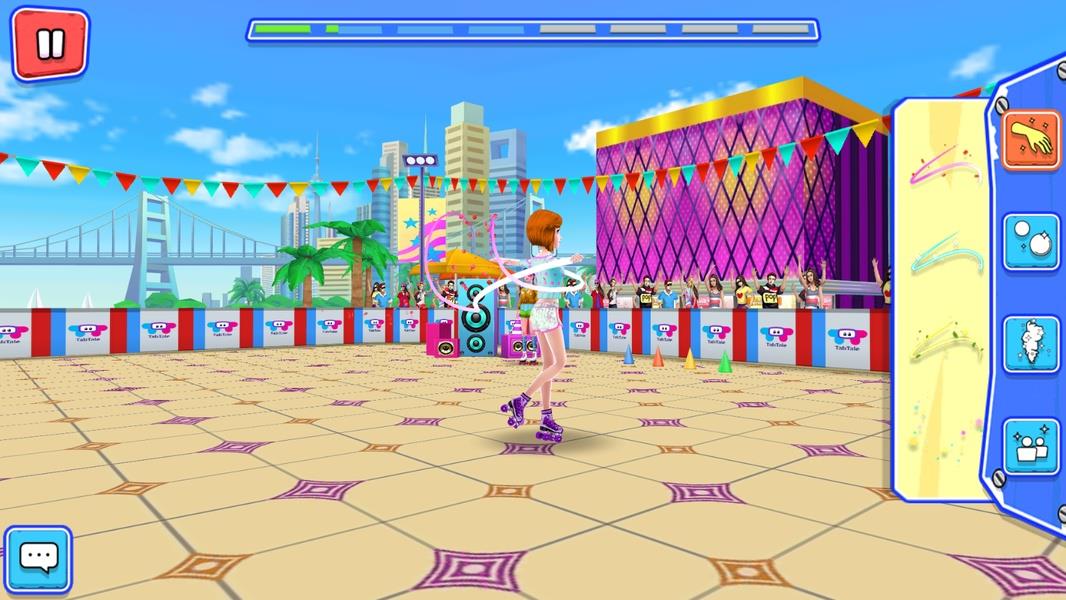 Roller Skating Girls - Dance on Wheels Screenshot 2