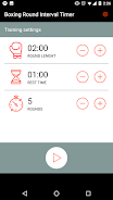 Boxing Round Interval Timer স্ক্রিনশট 1