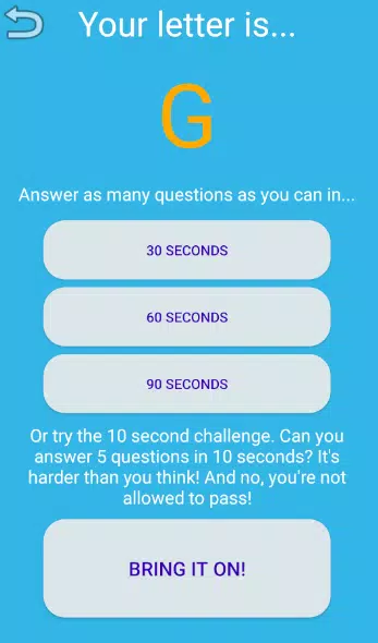 One Letter Quiz應用截圖第0張