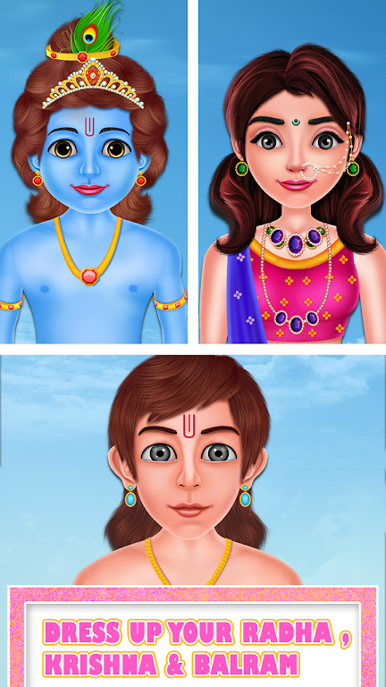 Cute Radha Fashion Makeover Zrzut ekranu 2