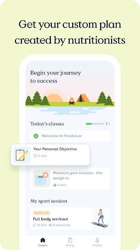 Foodvisor - Nutrition & Diet Ảnh chụp màn hình 1